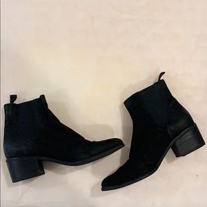 Dolce Vita black suede booties